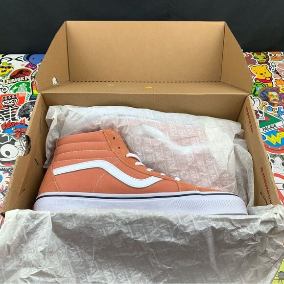 Vans Sk8-Hi Reissue SI Burnt Orange Women's Various Sizes - Picture 11 of 12